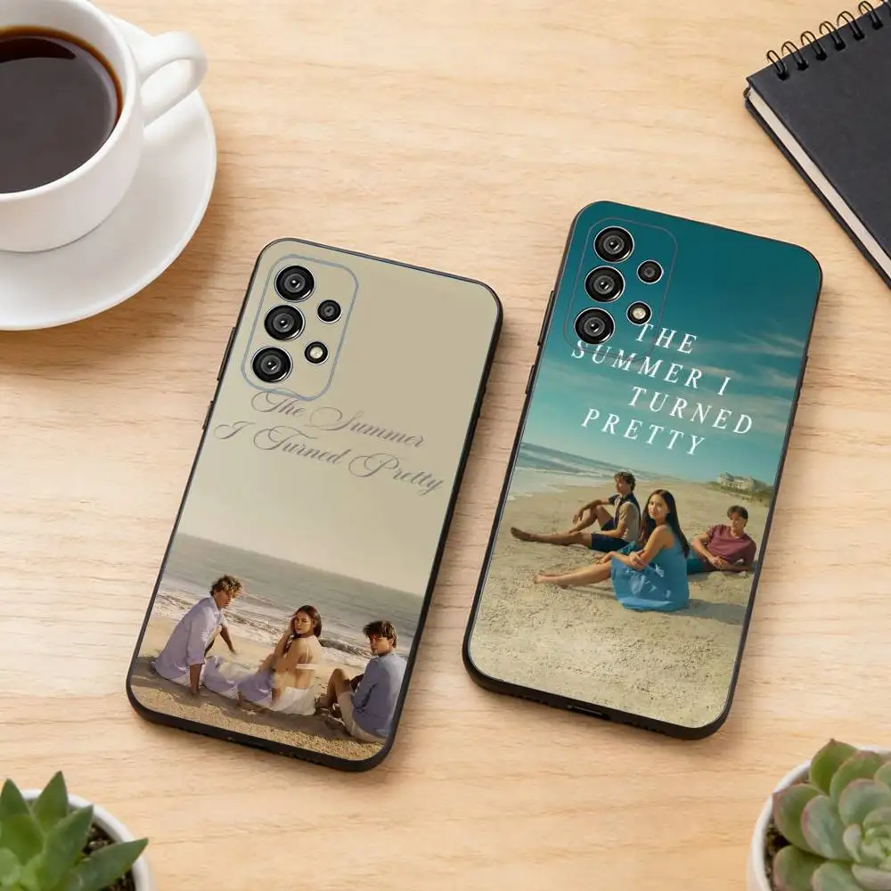 The S-Summer I T-Turned Pretty Phone Case For Samsung S25,S24,S21,S22,S23,S30,Ultra,S20,Plus,Fe,Lite,Note,10,Black Cover