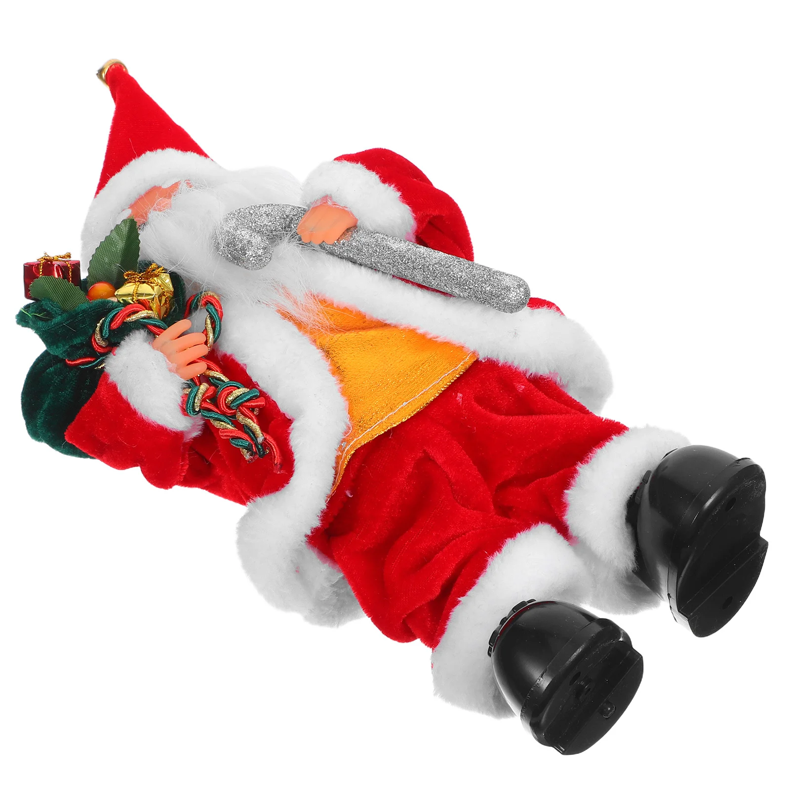 ซานต้าไฟฟ้าพร้อมดนตรี ของตกแต่งคริสต์มาสสุดน่ารัก ของขวัญปาร์ตี้คริสต์มาส ของตกแต่งบ้านช่วงเทศกาล ความบันเทิงสุดสนุกในวันหยุด