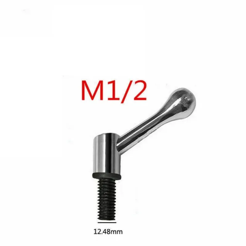 1pc Milling Machine male M12 locking Handle M1/2Spindle Locking Workbench Adjustable Clamping Lever For Bridgeport Locking Handl