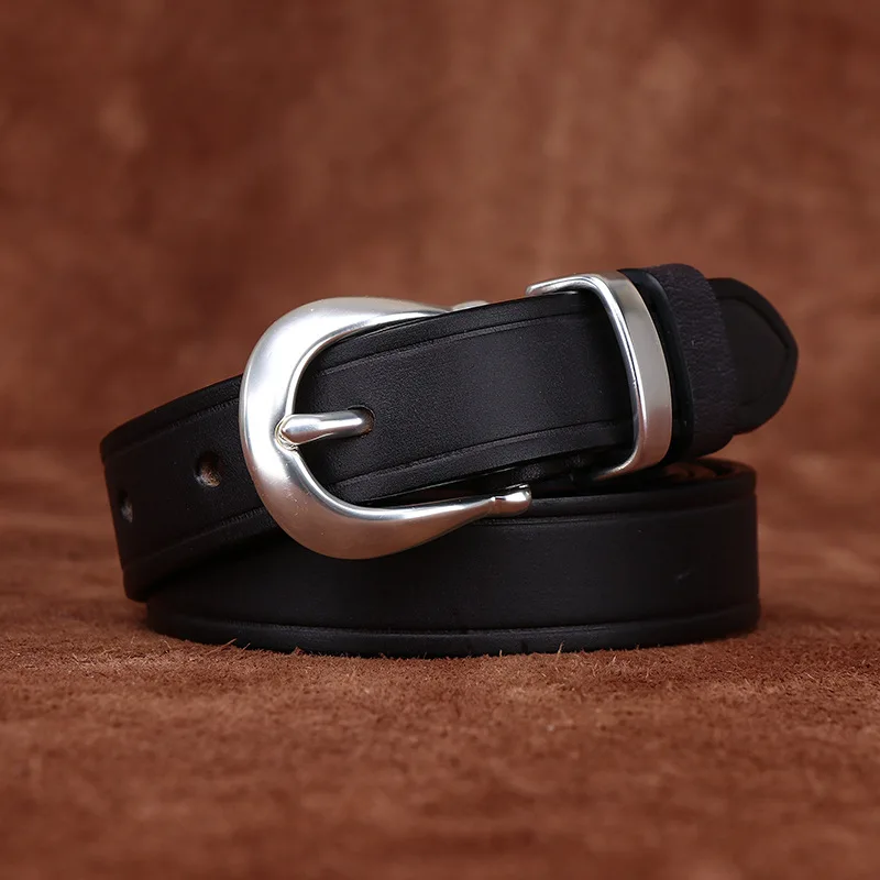 

Новый легкий роскошный дизайн, посеребренный ремень с медной пряжкой, женские модные ремни из натуральной кожи в стиле ретро с верхним слоем из воловьей кожи