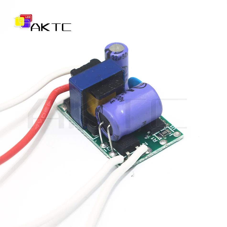 1-3W LED Lamp Driver Light Transformer Input AC 85-265V Power Supply Adapter 240mA-260mA Current for LED Spot light Bulb Chip