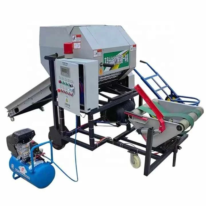 Alfalfa hay Press Baler Silage Packaging Machine Straw Corn Silage Round Baler and Wrapper Machine for Agricultural Use