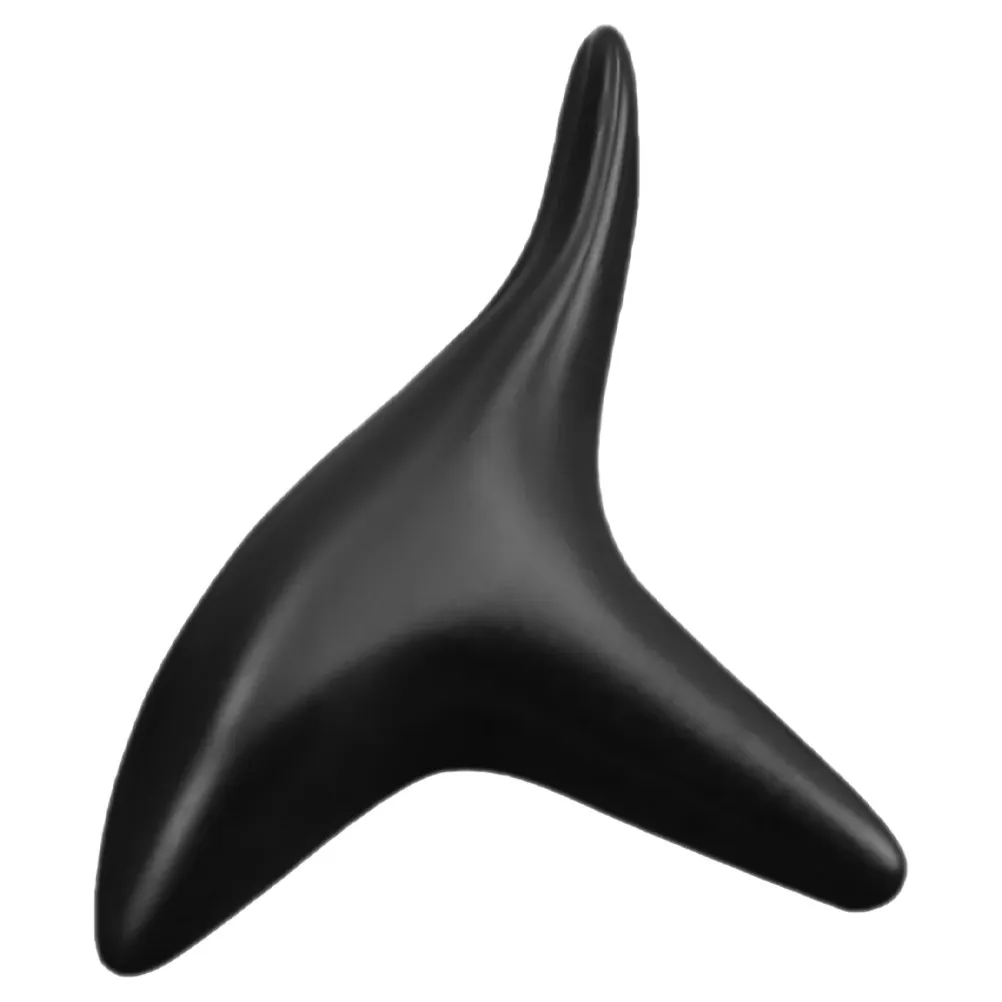 

Массажный конус из черного камня Биан, треугольный, натуральный инструмент Гуаша для лица, для глубокого массажа тканей, скребок для мышц, для ухода за кожей, для салонов красоты и оздоровления