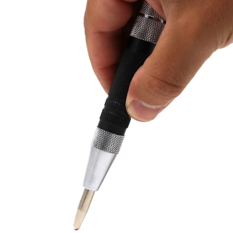 ABKD Super Strong Automatic Centre Punch And General Automatic Center Punch Adjustable Spring Loaded Metal Drill Tool