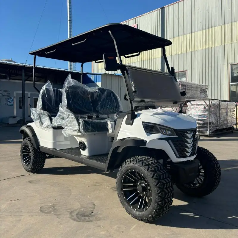 New Design 300cc Gasoline Golf Carts Electric 4WD Golf Buggy Utility Hunting New Stylish 2 seats Gas Golf Cart  for Hunting