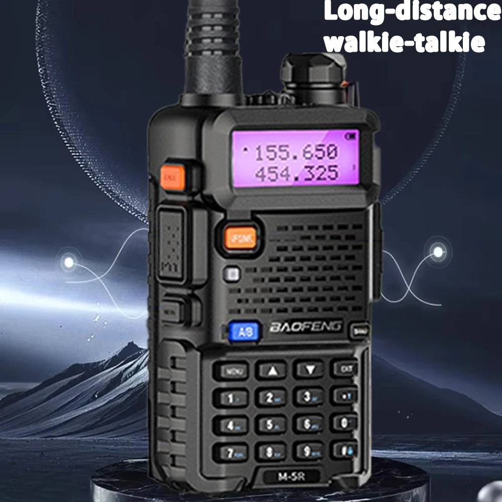 

M-5R 5W 8W Ручная рация дальнего действия BaoFeng Портативная рация Многодиапазонная, подходит для охотничьего радиокоммуникации