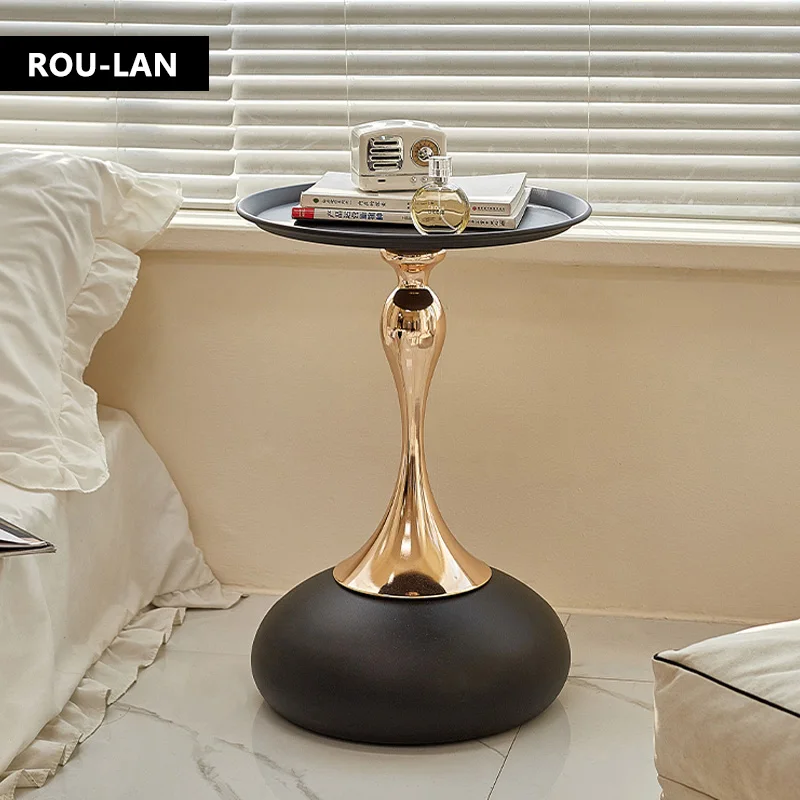 Kleine Mooie Taille Zijtafel Sofa Salontafel Schijf Koffietafel Kleine Bijzettafel Nachtkastje