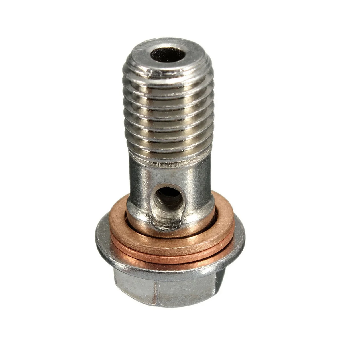 Tornillos Banjo de acero inoxidable para motocicleta, tornillo de cilindro maestro de freno, pinza de manguera, tornillo de embrague hidráulico, M10