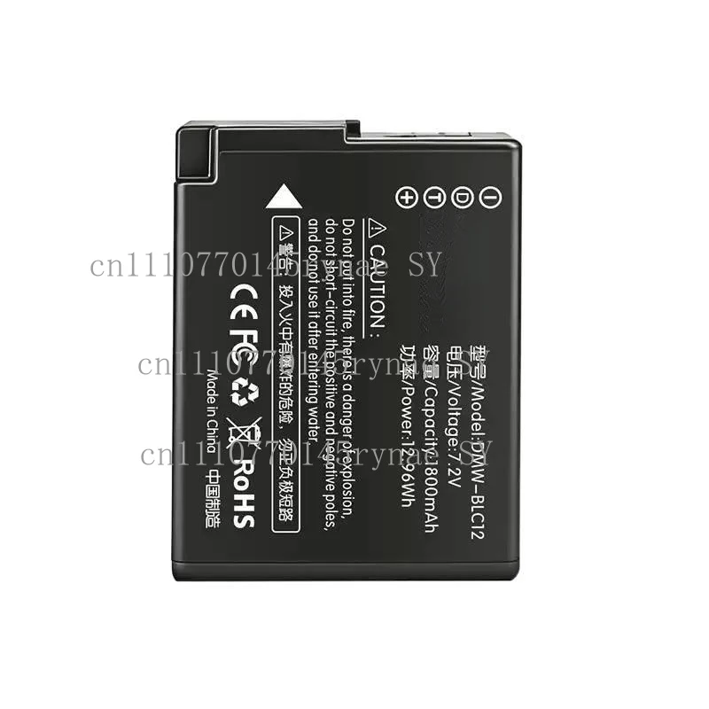 DMW-BLC12 BLC12E Battery 1800mAh Rechargeable Batteries for Panasonic Lumix FZ1000 FZ200 FZ300 G5 G6 G7 GH2 GX8 Camera Battery