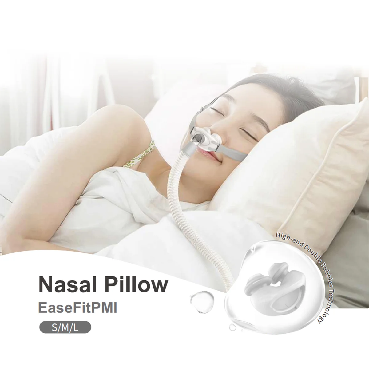 AirFit P10 Nasal Pillow Made for ResMe S9/S10 Home Ventilator, Snoring Stopper Anti Snore, CPAP Mask, Airsense 10 Supplies