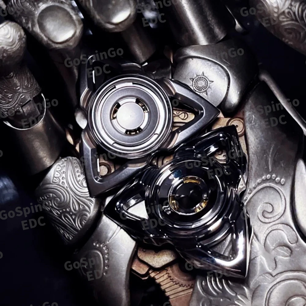 DOB EDC تململ سبينر الفولاذ المقاوم للصدأ ألعاب متململة للبالغين ثلاثة شفرات تململ سبينر مكتب عمل الملحقات