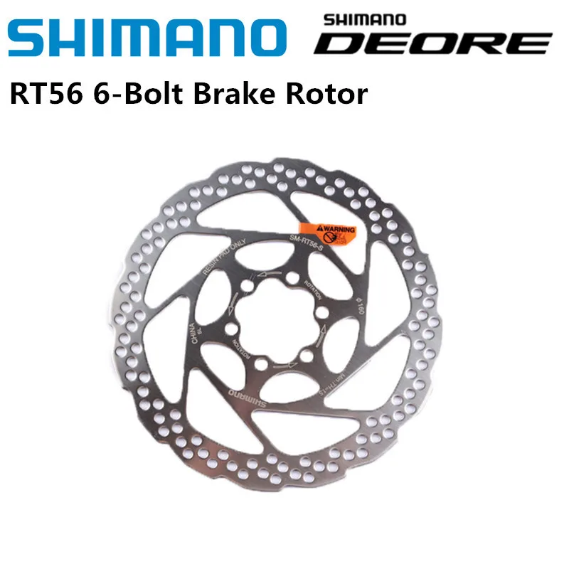 SHIMANO DEORE SM-RT56 SM-RT26 MTB Bikcycle Brake Rotor 160MM 180MM Road Bicycle Hydraulic Disc Brake Rotors 6 Bolts