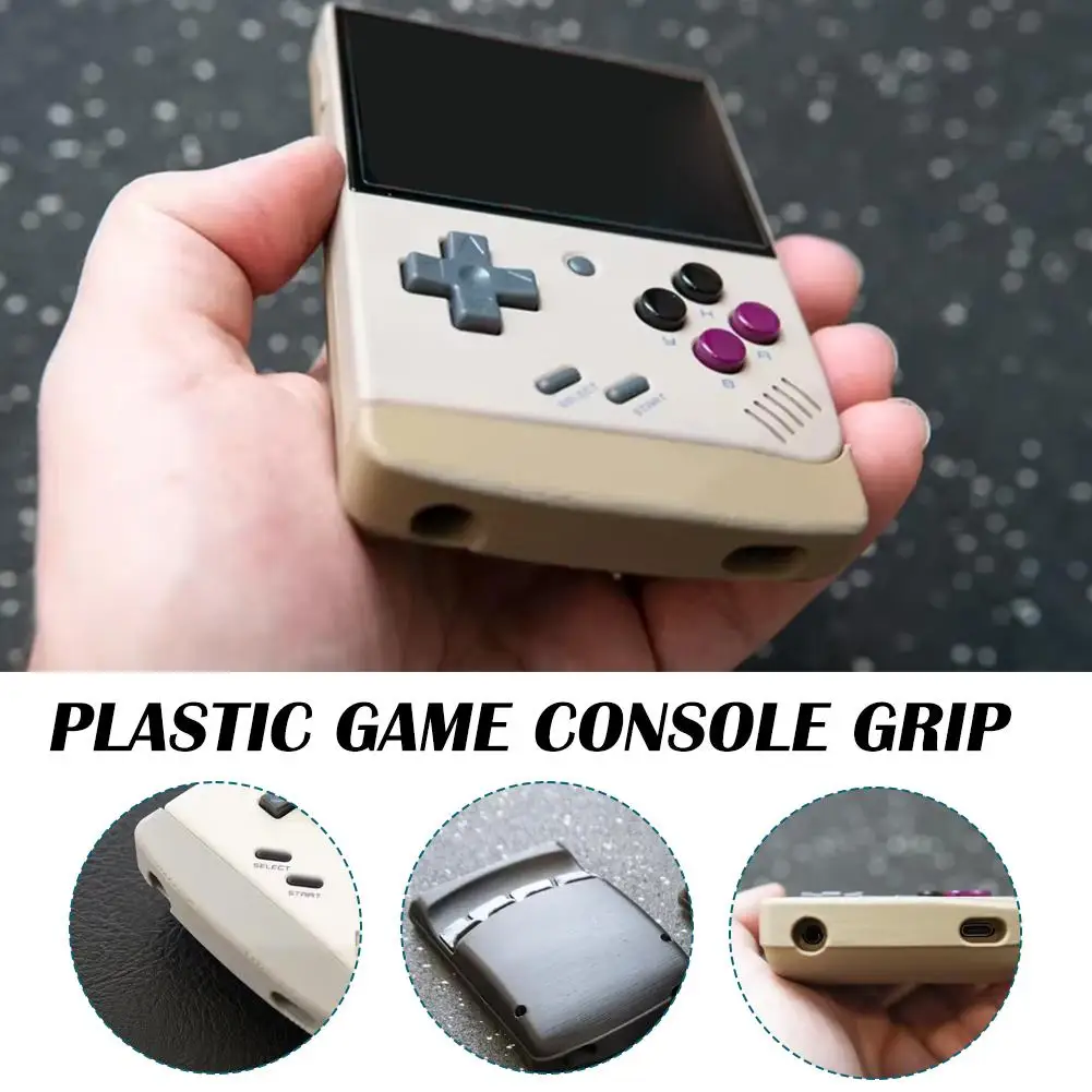  for MIYOO Mini Plus Game Controller Grip Comfortable Feel Improve Gaming Experience GBC Style Grip Design 3D Printing C6C3