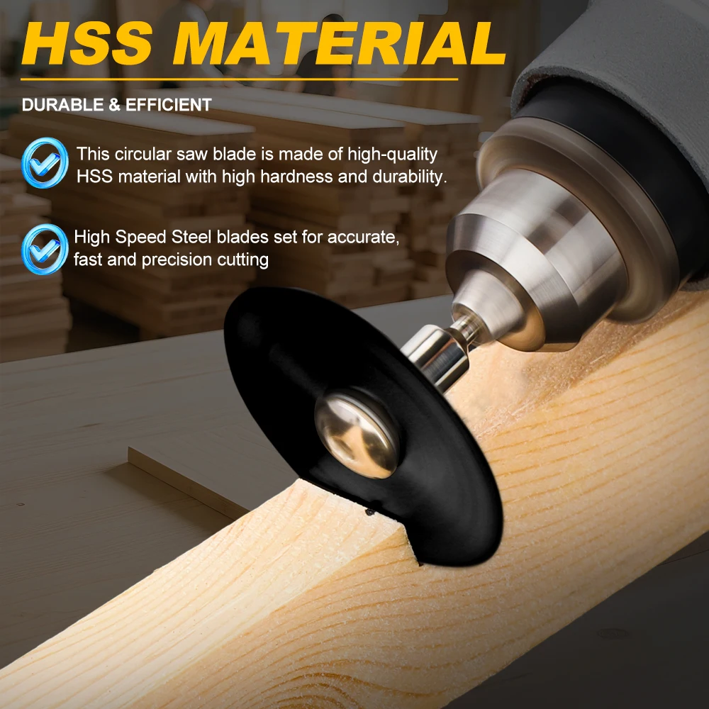 1 قطعة 85 مللي متر HSS شفرة منشار دائري 44/60/72/80T أسطوانة تقطيع معدنية شفرة منشار صغيرة لفتحة النجارة 10/15 مللي متر