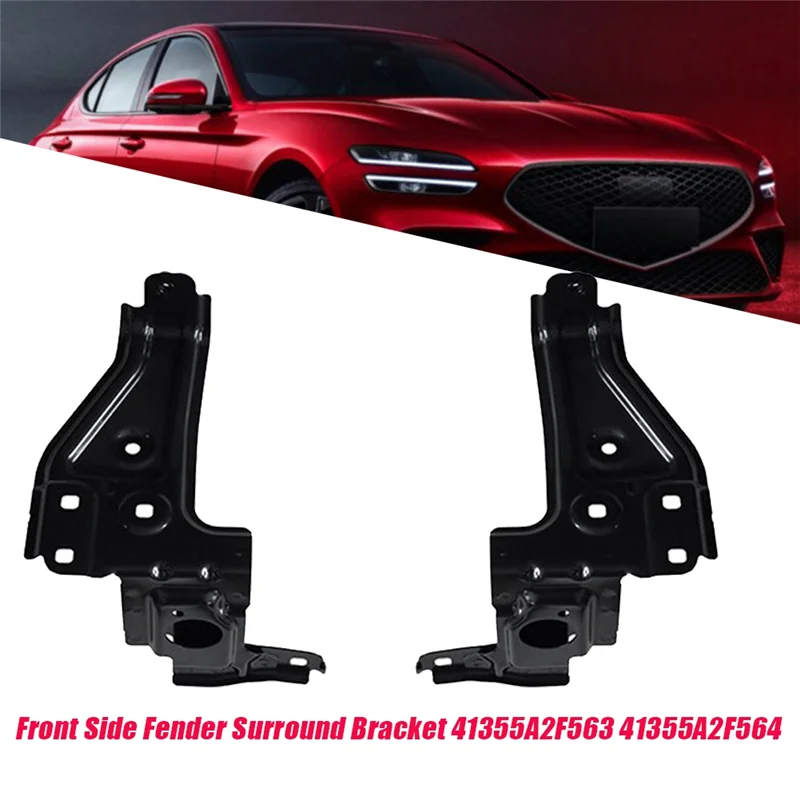 

1Pair Car Front Side Surround Bracket Support 41355A2F563 41355A2F564 For BMW G70 2022-2024 Spare Parts Bumper Enclosure Bracket