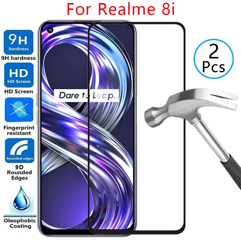 Закаленное стекло для realme 8i чехол cover на realme8i 8 i i8 6,6 чехол для телефона realmi reame relme ralme realmy real me mi Kingdom
