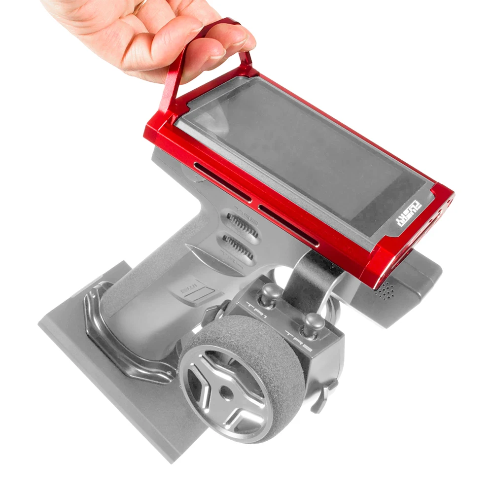 Support de protection d'émetteur 9IMOD pour Flysky Noble NB4, poignée de transport, cadre d'écran de contrôleur, pièces de mise à niveau blindée