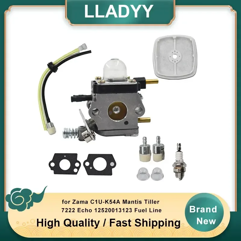 

Карбюратор подходит для Zama C1U-K54A Mantis Tiller 7222 Echo 12520013123 Топливная линия
