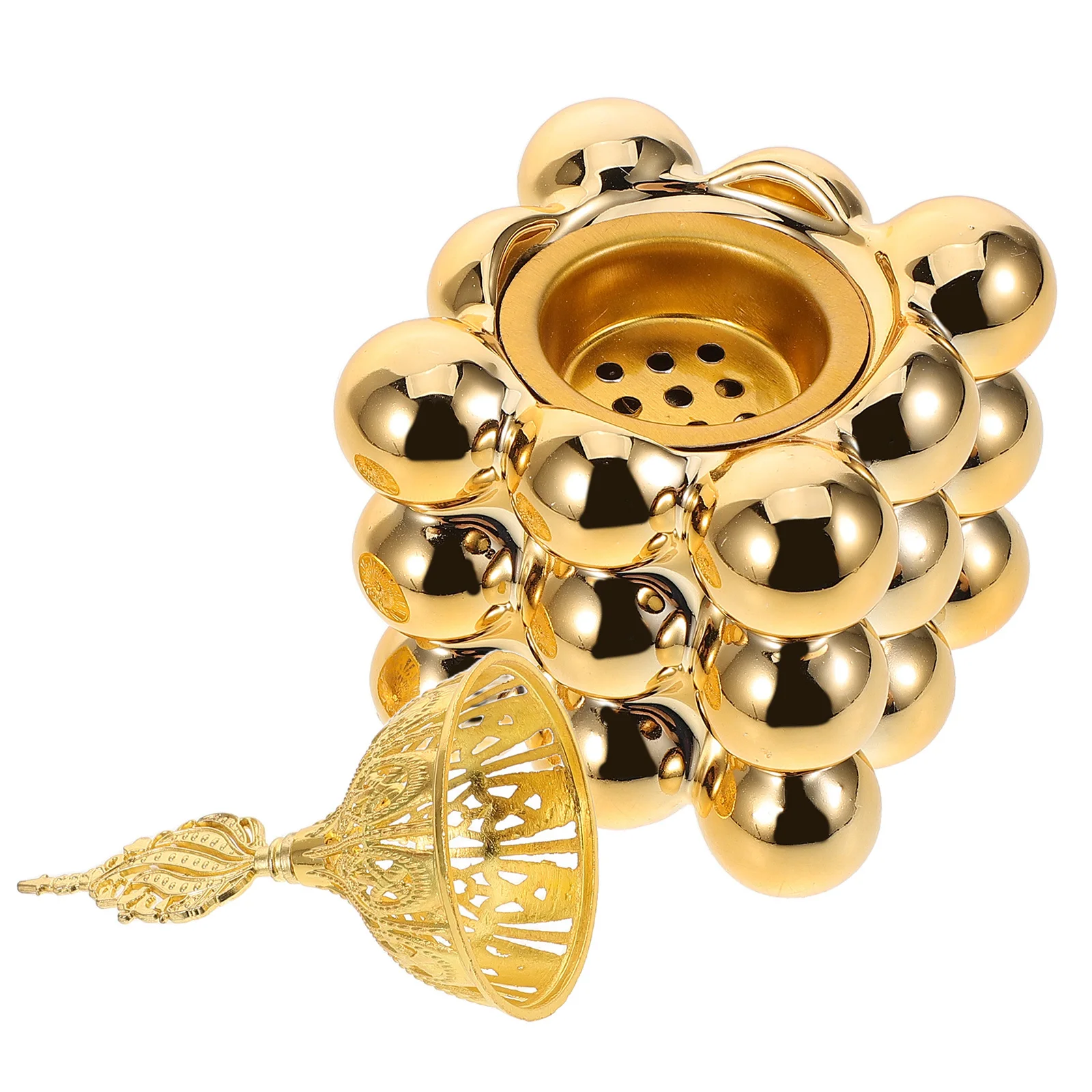 

Ceramic Incense Burner Handheld Bukhoor Burner Aromatherapy Diffuser for Arabic Festival Ramadan Home Decoration