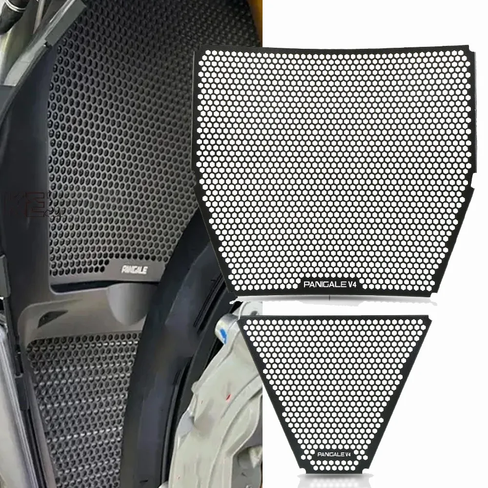 

For DUCATI Panigale V4 Streetfighter V4 V4S 2018 2019 2020 2021 2022 2023 2024 Motorcycle Radiator Grille Cover Guard Protetor
