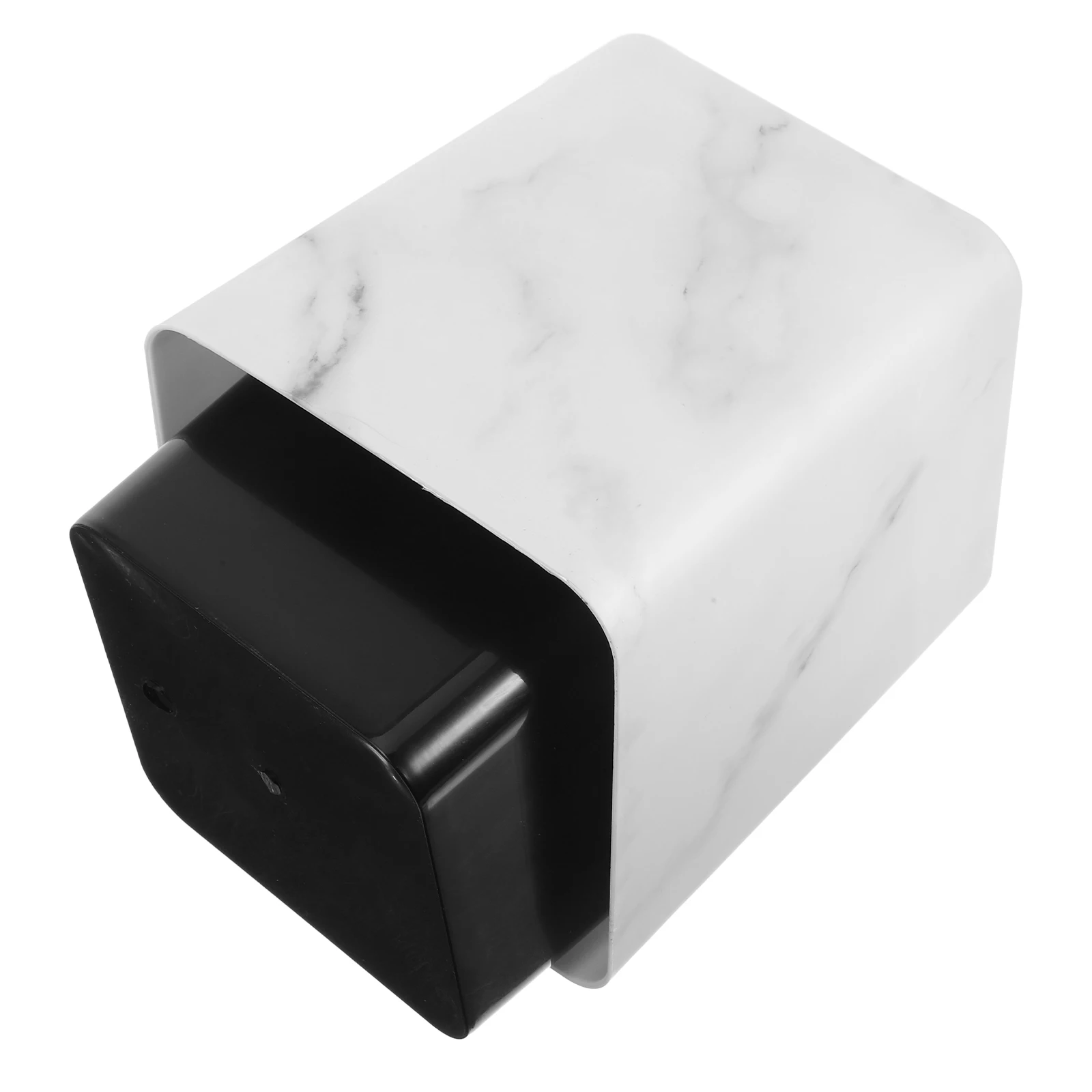 

Marble Trash Can Small Wastebasket Desk Kitchen Bedroom Bathroom Office Fashion Garbage Bin Easy Clean Moderate Capacity