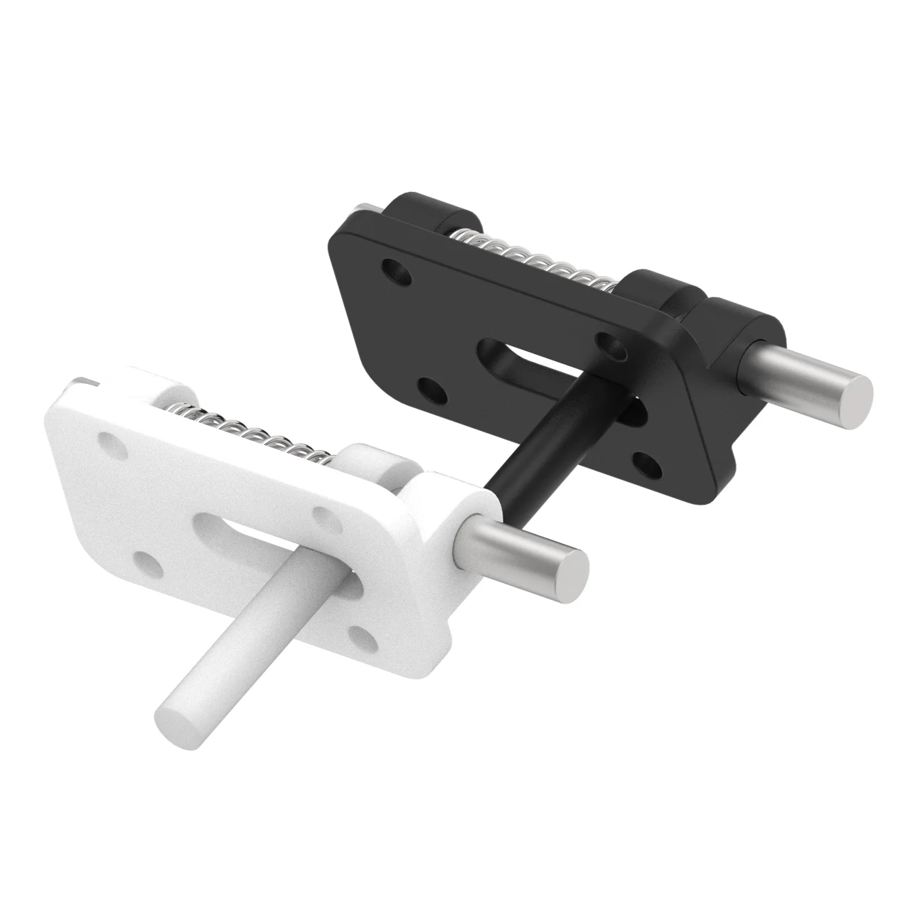 2 uds 2/3mm hebilla de bloqueo de fijación de puerta de cabina resorte Pin de cabina captura escotilla pestillo cubierta de dosel para DIY RC avión barco modelo