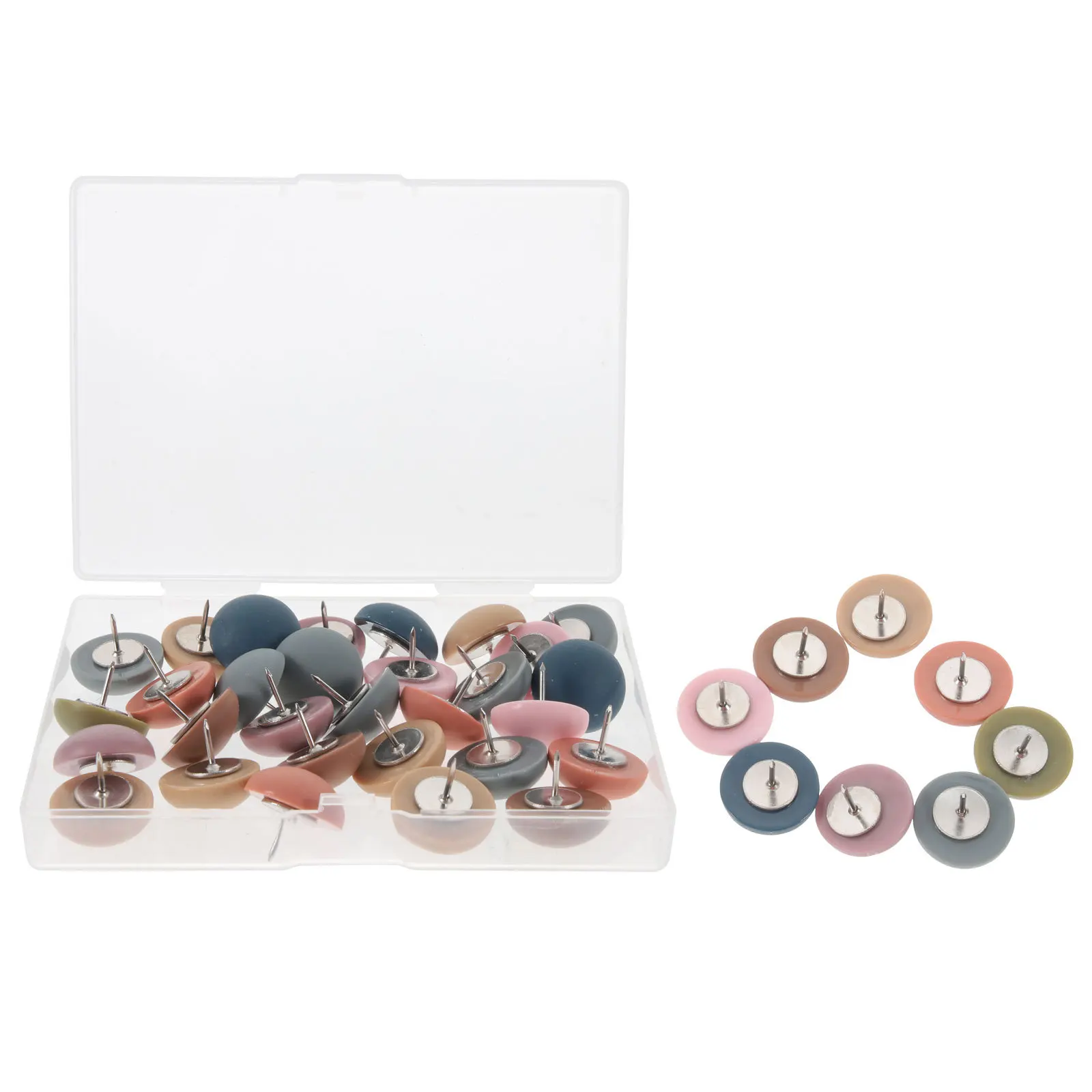 

30Pcs Decorative Push Pins Cute Thumb Tacks for Photos Wall Maps Notes Stationery Multi Function Bulletin Board Supply