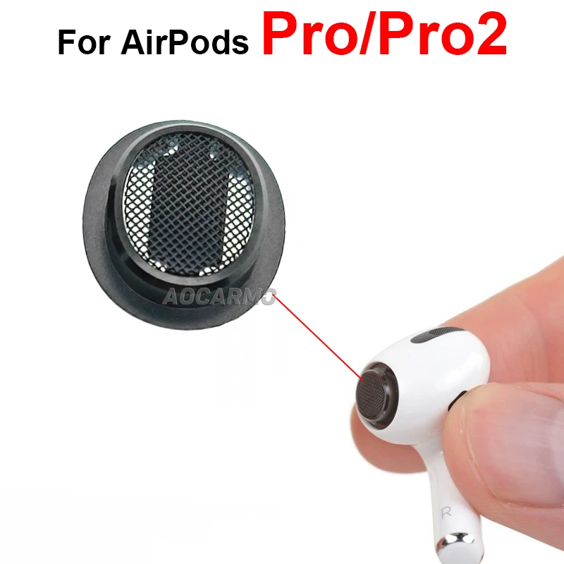 For Apple AirPods Pro Pro2 Left And right Earphone Headset Jack Dust Mesh Frame Holder Replacement Parts