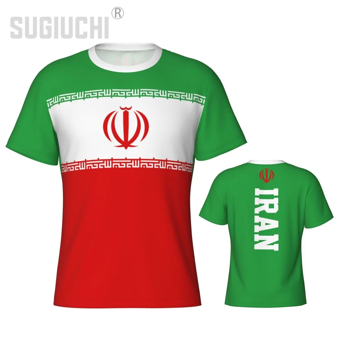 Tight Sports T-shirt Iran Flag Iranian 3D For Men Women Tees jersey Clothes Soccer Football Fans Gift Patriotic T shirt