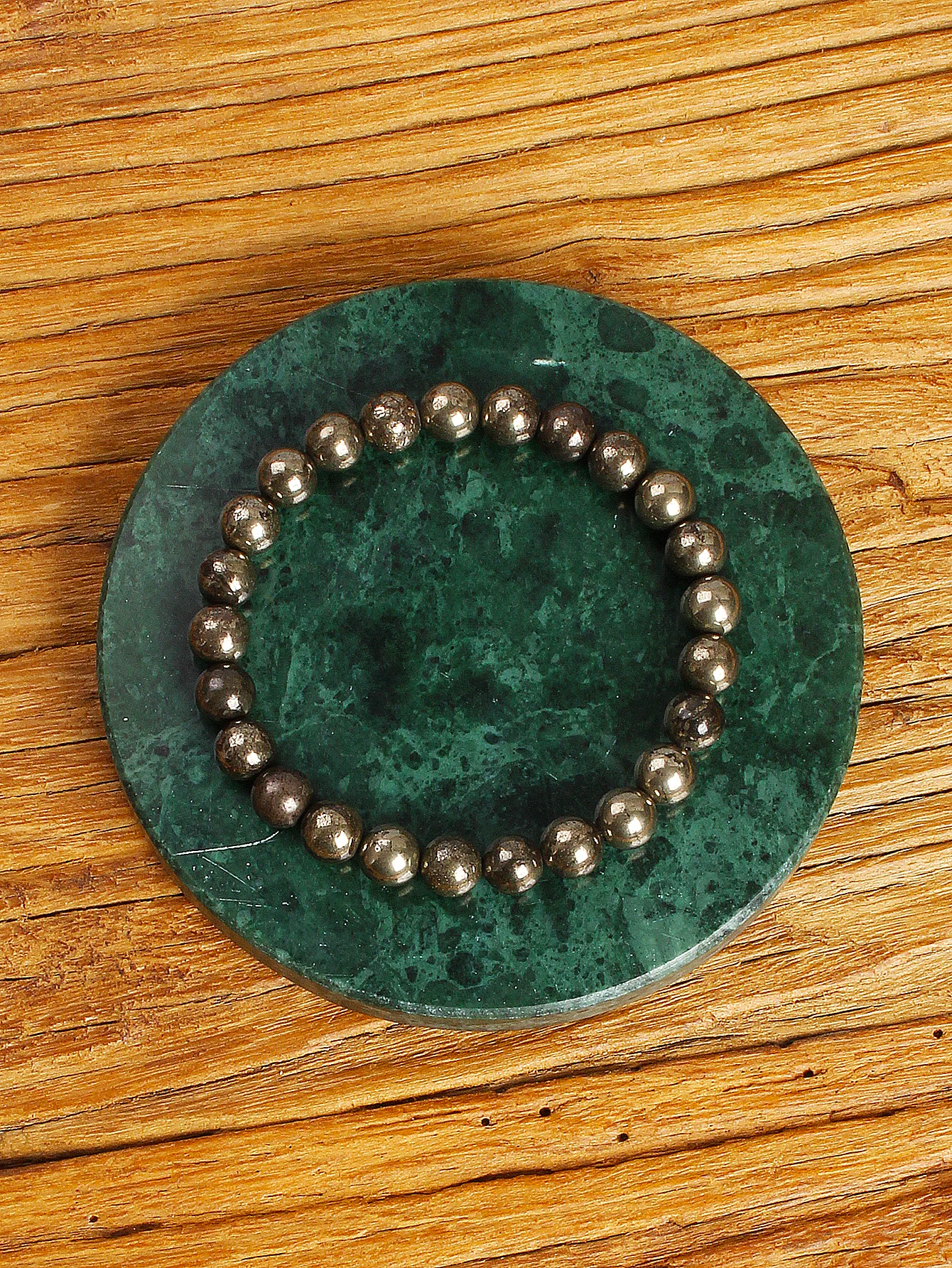 6/8mm Pyrite Bead Bracelet Attracts Wealth Boosts Confidence Protection Symbolizes Prosperity Success Natural Stone Jewelry Gift - Image 6