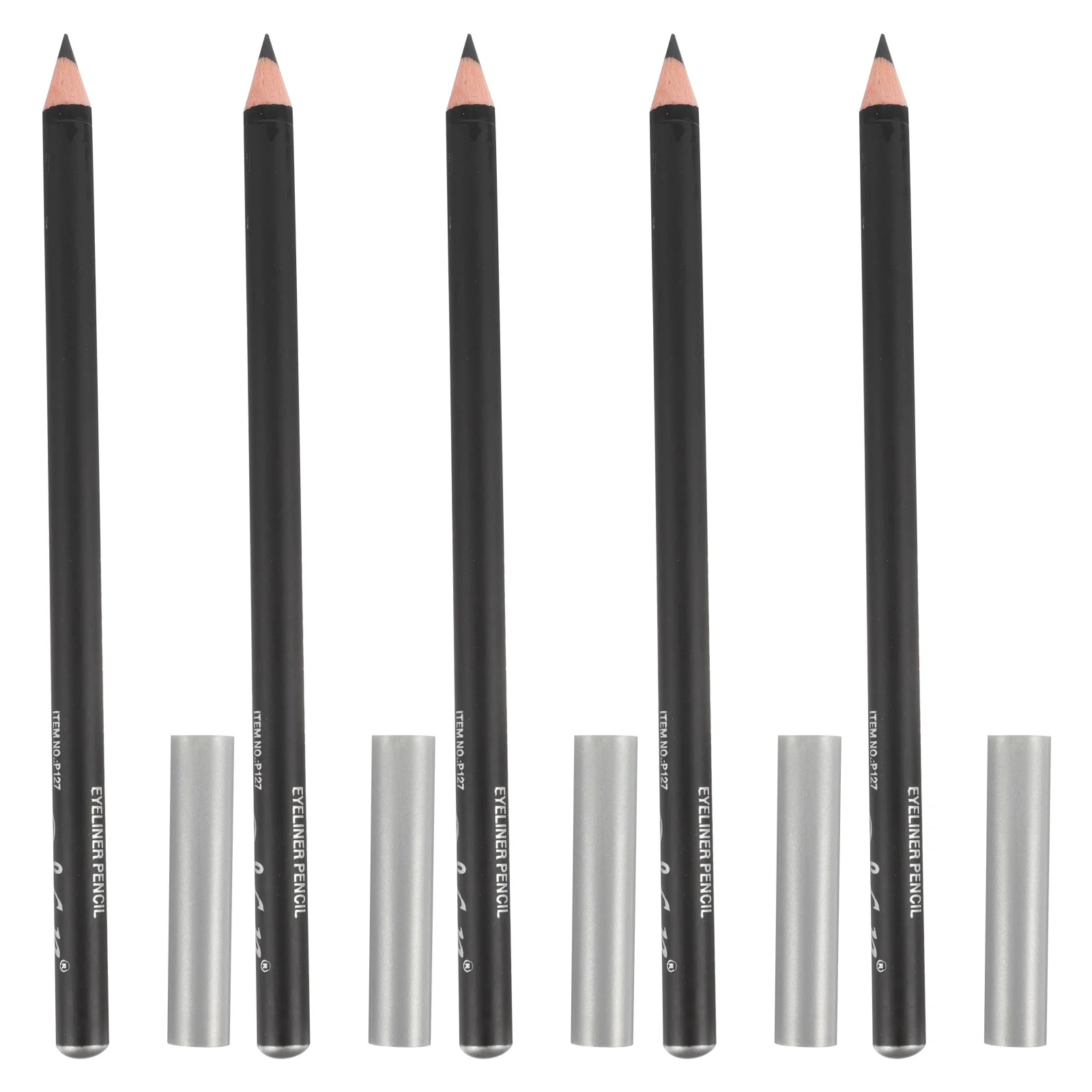 

12 Pcs Black Eyeliner Lining Drawing Pencil Waterproof Beauty Makeup Girl Plastic Practical Eyeliners