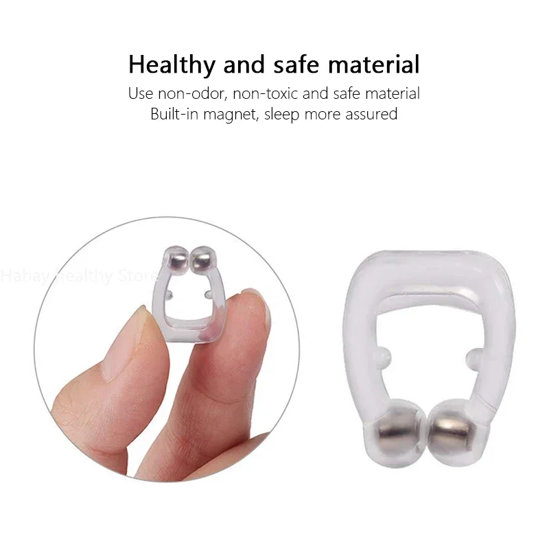 1pc Magnetic anti-snoring nose expander anti-snoring nose clip anti-snoring device, easy to breathe and improve sleep