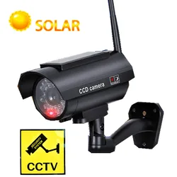 dummy fake camera solar powered cctv security wifi wireless outdoor flashing led video surveillance dummy camera