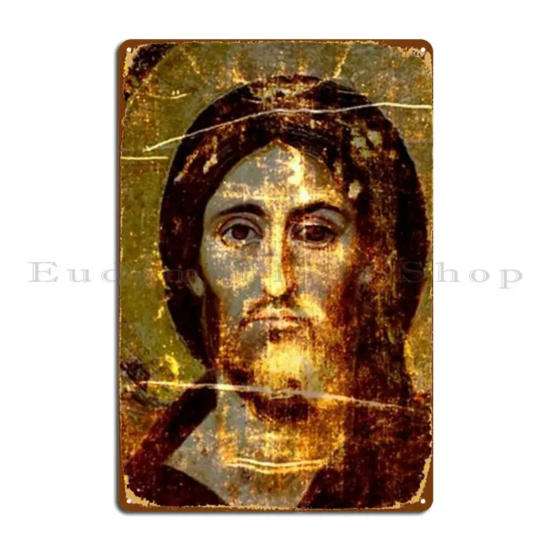 Shroud Of Turin Jesus Christ Face Holy Face Sion Metal Sign Pub Printing Wall Decor Party Wall Pub Tin Sign Poster