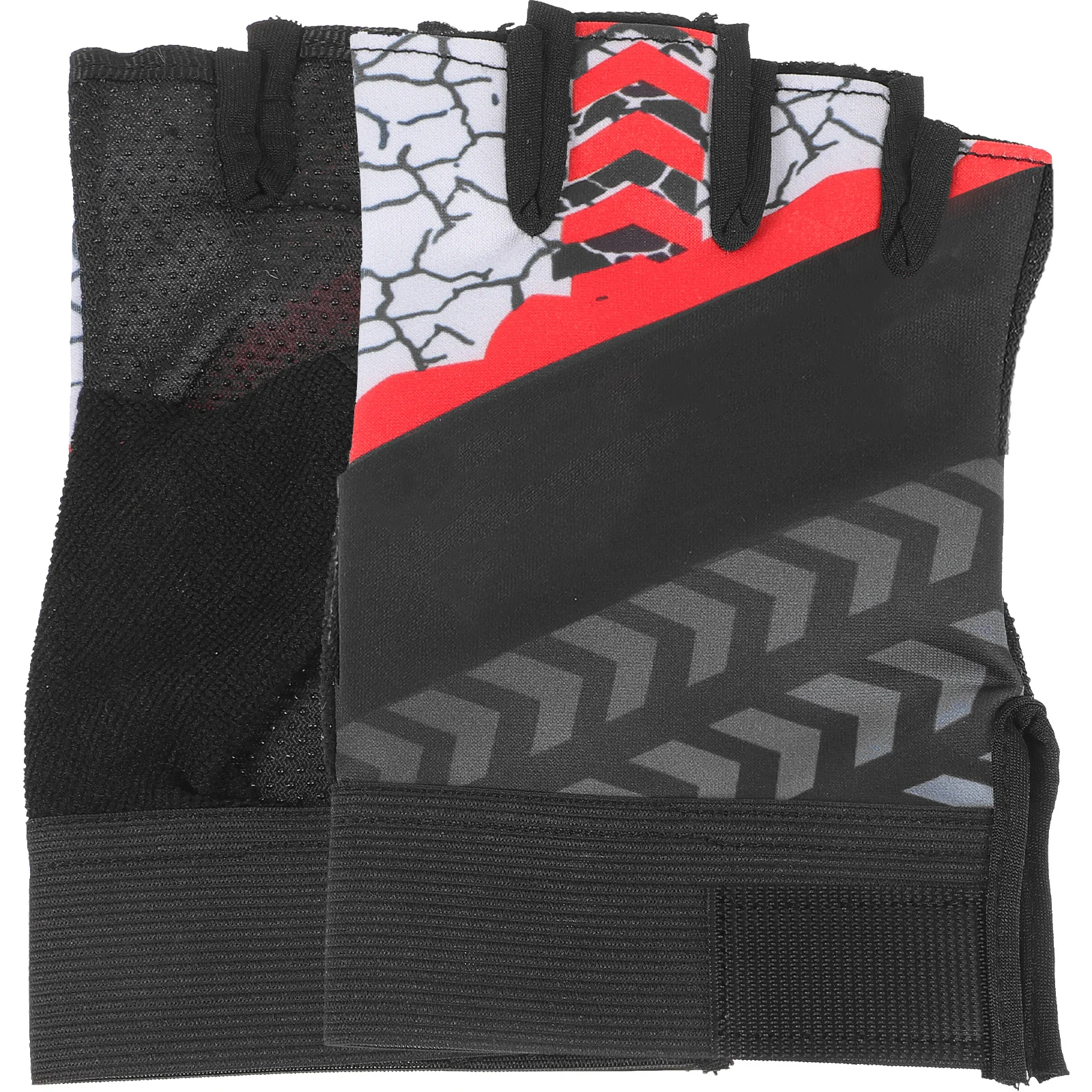 

1 Pair Anti-slip Fingerless Gloves Cycling Women Men Outdoor Sports Riding Biking Shockproof Comfortable Fishing Orange