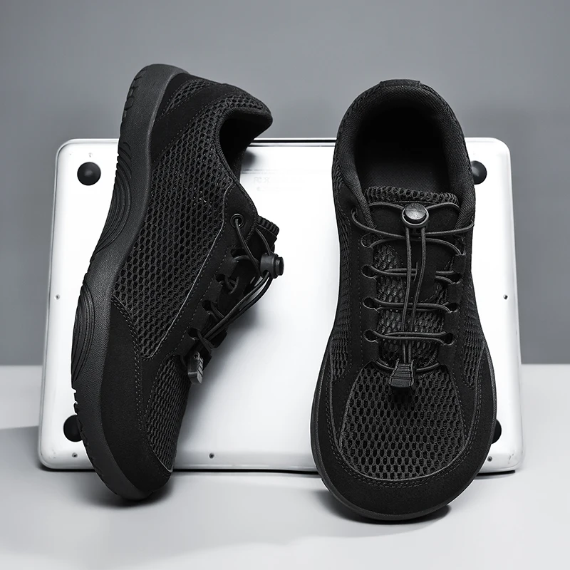 Sommerliche Herren-Sneaker mit breiter Zehenbox, minimalistische Zero-Sohlen-Sportschuhe, atmungsaktive Barfußschuhe für Paare, weiche Laufschuhe – Detail 24