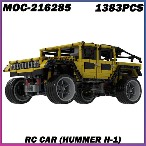 1383PCS MOC- 216285   RC 자동차 (Hummer h-1) 전문 라인 오프로드 차량 자동차 모델 빌딩 블록 벽돌 장난감 어린이 크리스마스 1383PCS MOC- 216285   RC 자동차 (Hummer h-1) 전문 라인 오프로드 차량 자동차 모델 빌딩 블록 벽돌 장난감 어린이 크리스마스