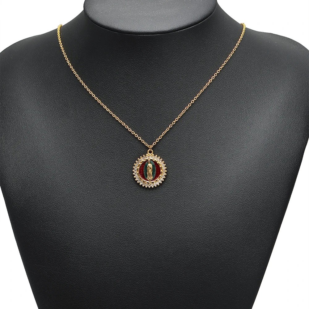 2 قطعة المينا الفولاذ المقاوم للصدأ يسوع المسيح سحر الزركون المعلقات DIY بها بنفسك مجوهرات قلادة سوار النتائج أقراط صنع الإمدادات