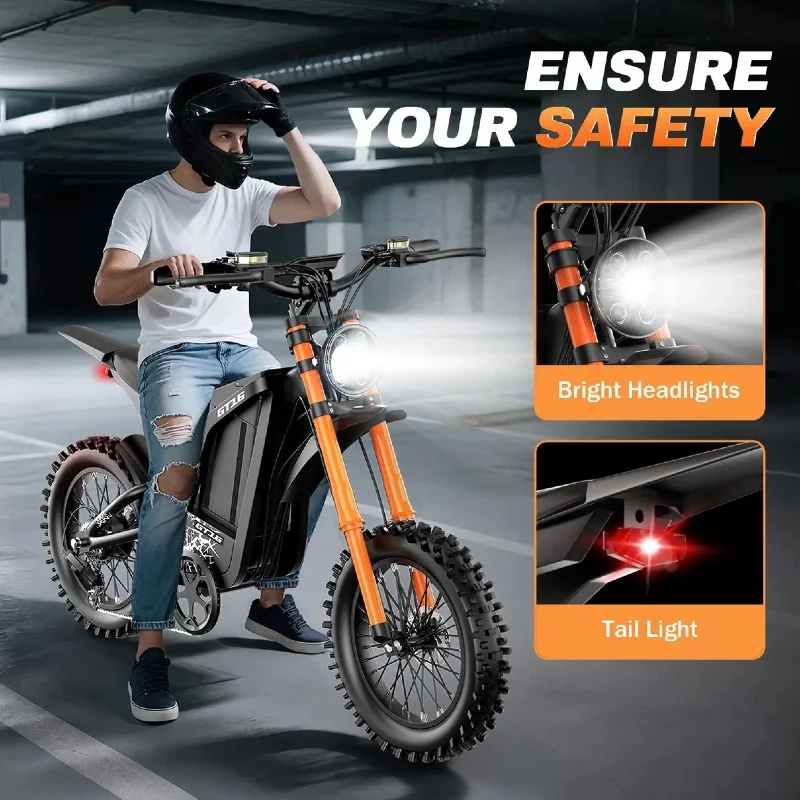E-bike GT16 1500W motor 48V25AH battery shock-absorbing off-road electric bike all-terrain 16inch tire mountain electric bicycle image 5
