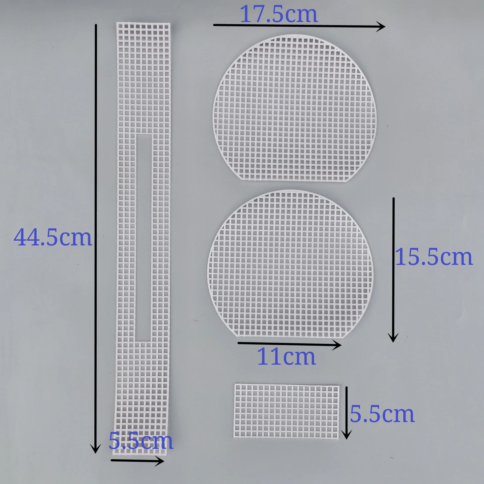 Weihnachts geschenk Herz stricken Weben Kunststoff Mesh Sheet DIY Nähen gewebte Tasche Zubehör Geldbörse Herstellung liefert Häkel projekte – Detail 9