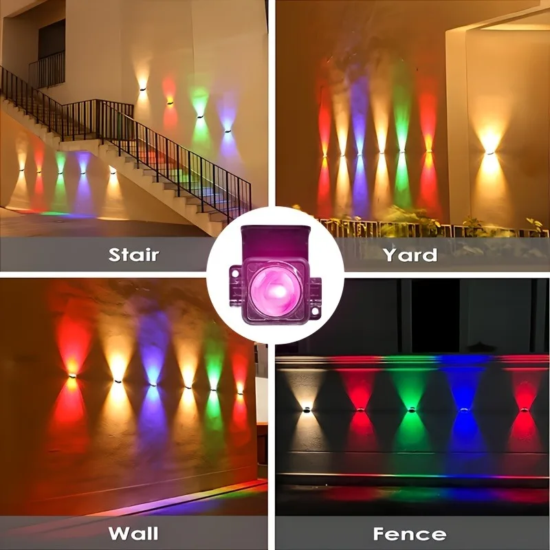 أضواء LED الذكية الخارجية APP التحكم في أضواء الحديقة الخارجية RGB التدرج مع أضواء المناظر الطبيعية LED للتحكم عن بعد مناسبة #5