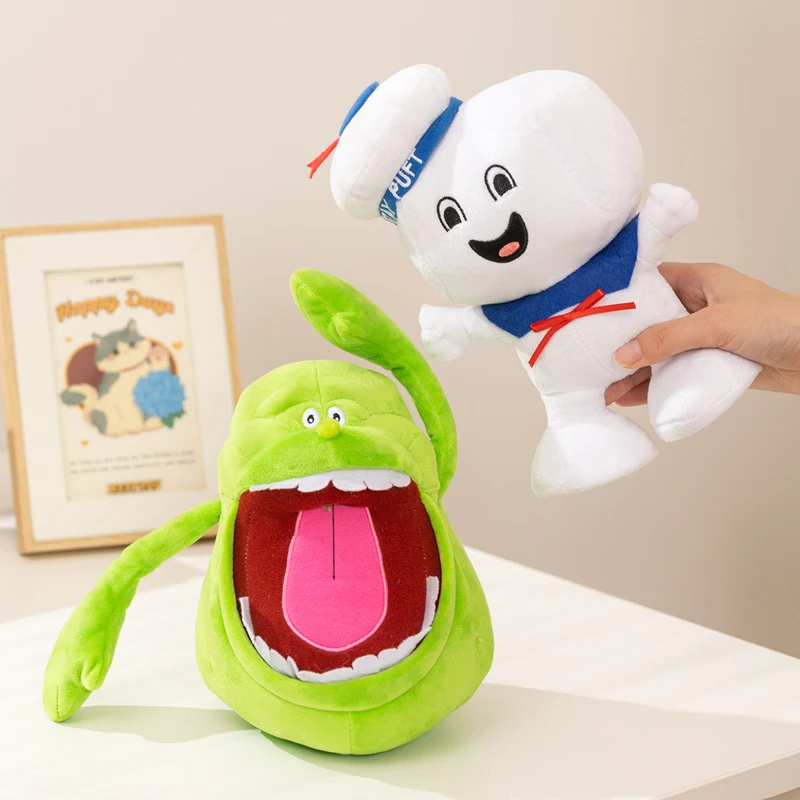 2 Stück Marshmallow Man Slimer Plüschfigur, Vintage Ghostbusters 3 Stay Puft Plüsch, Bank Sailor Plüschpuppe, Weihnachtsgeschenke – Detail 15