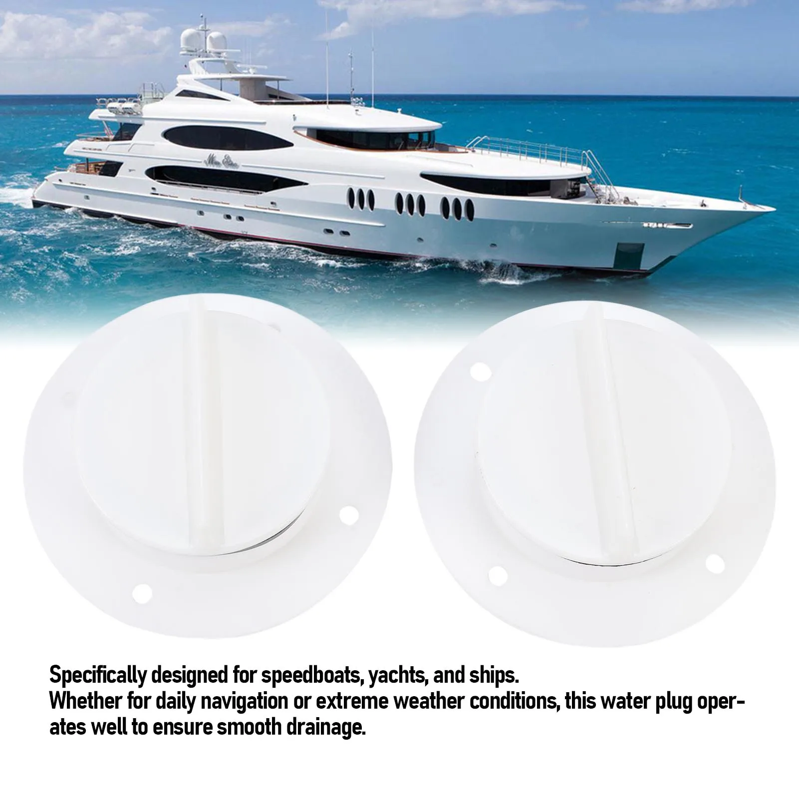 

Дренажный клапан 2,3 дюйма: эффективное решение для отвода воды, герметичная система для скоростных катеров, яхт, сохраняет салон сухим, для каяков и лодок