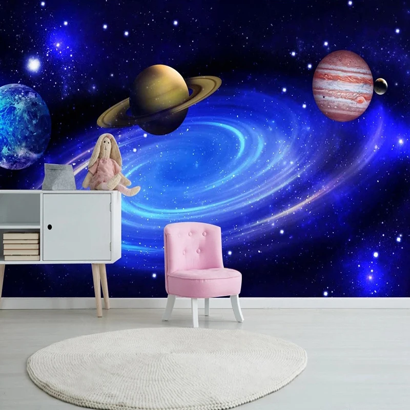 Starry Sky Pattern Wallpaper Murals 3D Stereoscopic Modern Abstract Home Interior Decoration Wall Papers For Kids Room Customize