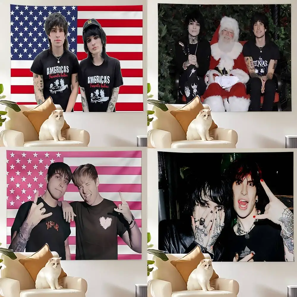 1pc jake johnnie sam colby bandeira americana tapeçaria parede pendurado tapeçaria arte deco cobertor cortina pendurado em casa quarto sala de estar