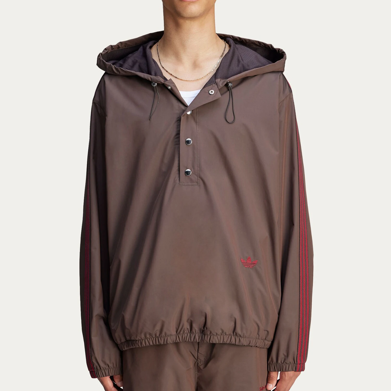 

Мужская и женская повседневная куртка свободного кроя с капюшоном Adidas Originals Trefoil JJ2929