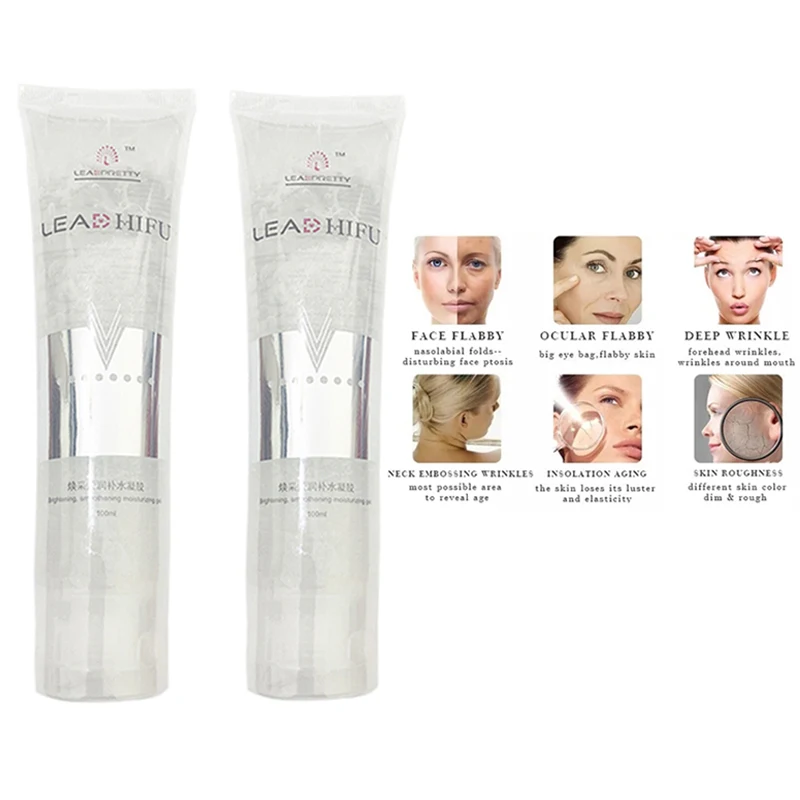 NIEUWE Datum 1 STKS HIFU Gel RF EMS Lifting Massager Gel Ultrasone Body Lifting Gezichtsverzorging Verstevigende Draai Anti Rimpels Gel