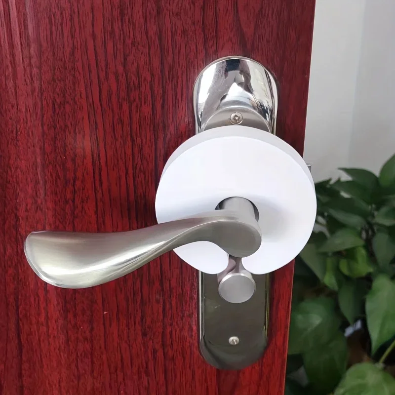 4PCS/Set Door Stopper Doorknob Wall Protection Children Door Stopper Holder Shockproof Door Crash Pad Children Finger Protecter