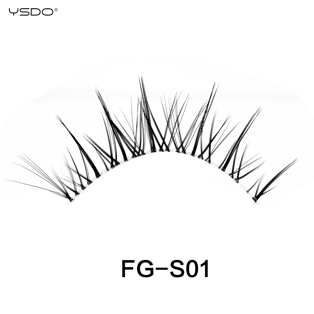 YSDO 20 pairs Natural 3D Mink Eyelashes Makeup Faux Mink Lashes Book Soft Wispy False Eyelash Extension Tools Half Fake Lashes