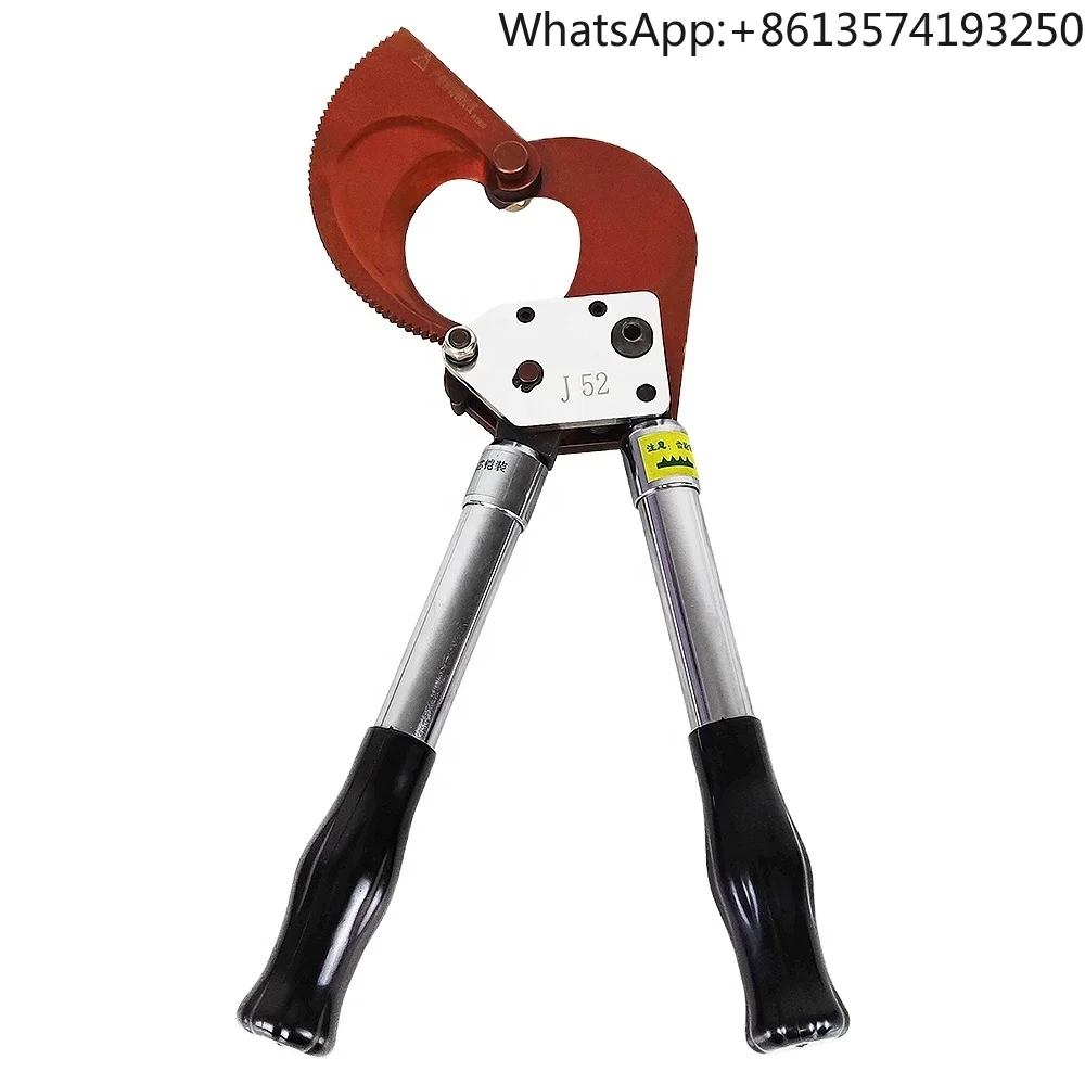 

J52 Hand Ratchet Cable Cutter Tool for Construction Effective on Armored Copper and Aluminum Cable